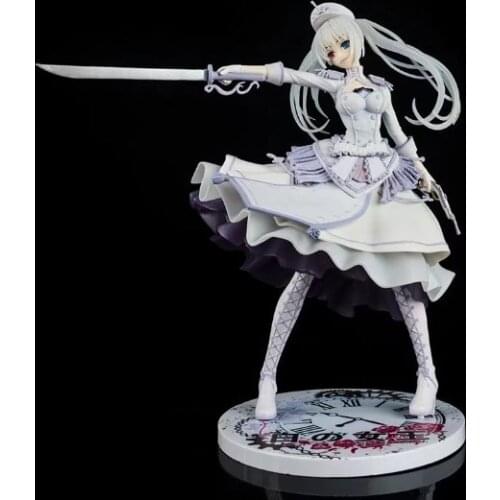 Tokisaki Kurumi Anime Figure Date A Bullet Queen Of White Sexy Girl PVC Action Figure Toys Lucifuge Collection Model Doll Gift
