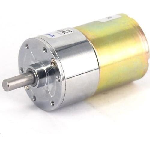 1pcs DC12V 24V 3500rpm DC motor miniature adjustable speed CW/CCW DC geared motor central axis ZGA37RG