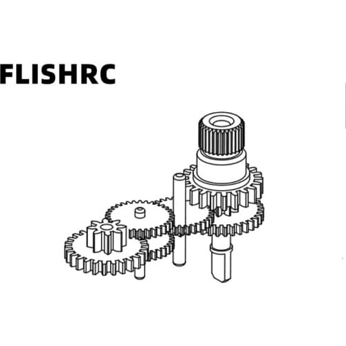 OMPHOBBY M2 Servo Gear set fit EXP V1 V2 OSHM2075