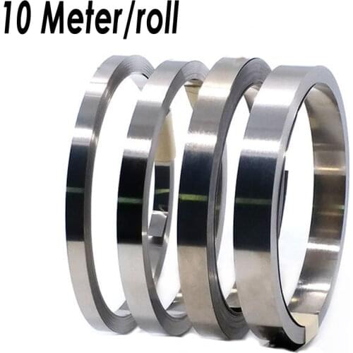 10m/roll 18650 Li-ion Battery Nickel Plated Steel Belt Strip Connector Nickel Sheet Plate Battery Welders Spot Welding Machine