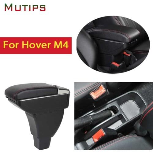 Mutips for Great wall hover M4 armrest box leather arm rest center central console accessories decoration interior parts 2012