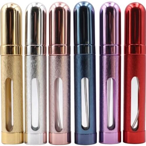 1pc Portable Travel Mini Perfume Bottle Glass Empty Bottle Cosmetics Bottled Toner Spray Bottle Nebulizer 12ml