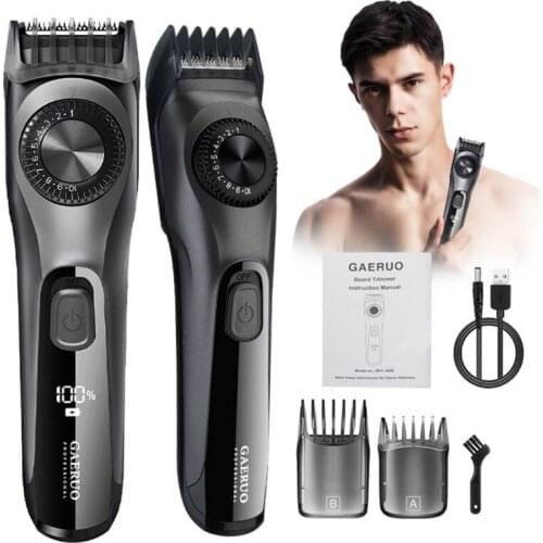 Adjustable Beard Trimmer for Men Professional Mens Hair Trimmer with 2 Combs MOLF
