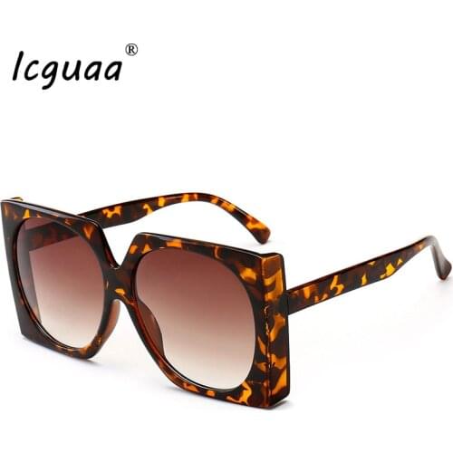 Oversized Shades Woman Sunglasses Black Fashion Square Glasses Big Frame Sunglasses Vintage Retro Glasses Unisex oculos feminino