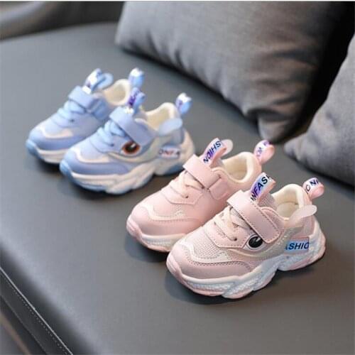 Sports shoes childrens fashion leisure boys' and girls' sports shoes breathable mesh comfortable lightweight childrens shoes