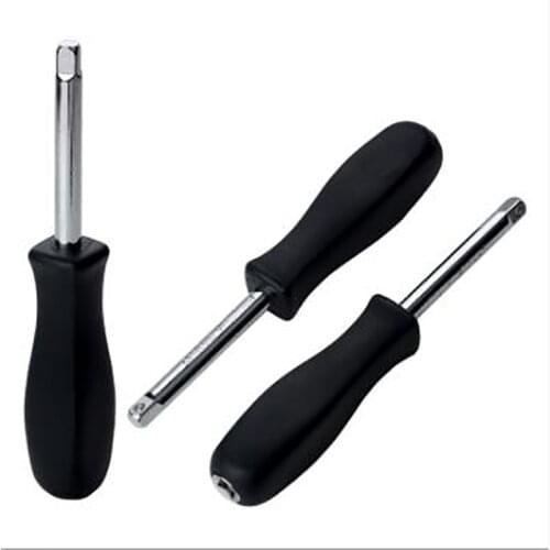 1/4 Dual-purpose Socket Wrench With 6.3mm Bottom Hole Connection Handle Tool