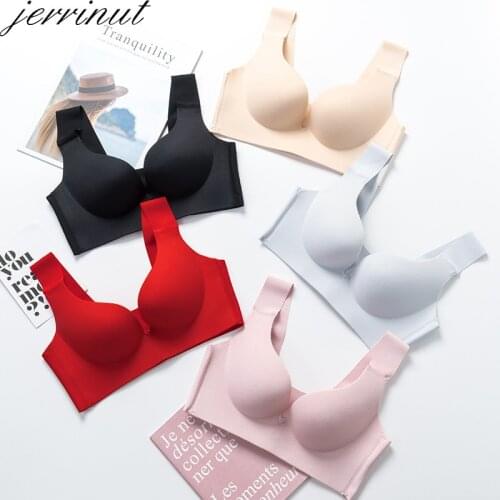 Jerrinut Women Bra Sexy Seamless Push Up Bra Wire Free Underwear Bras For Women Bralette Intimates Female Underwear