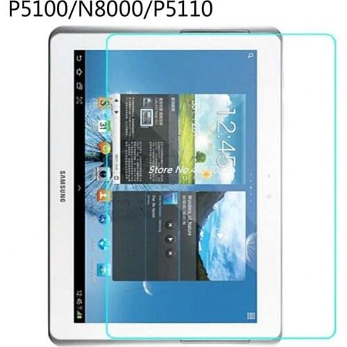 2.5D 9H Tempered Glass For Samsung Galaxy P5100 P5110 N8000 Screen Protector For Tablet Tab 2 10.1 Inch Protective Film Glass
