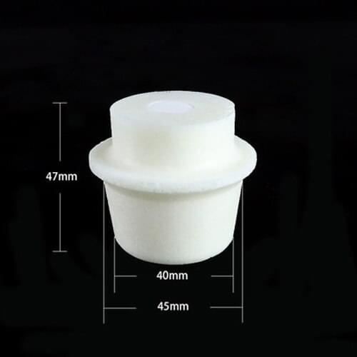 2pcs 40mm-45mm conical erlenmeyer flask silicone stopper seal plug cork spigot sealing plugs