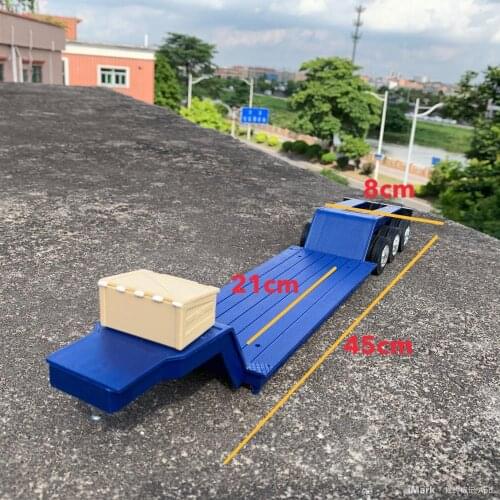 45cm Diecast 1:32 Scale Truck Model Toys Modification Scene Accessories Trailer Vehicle Traffic Transportation Scenario Display