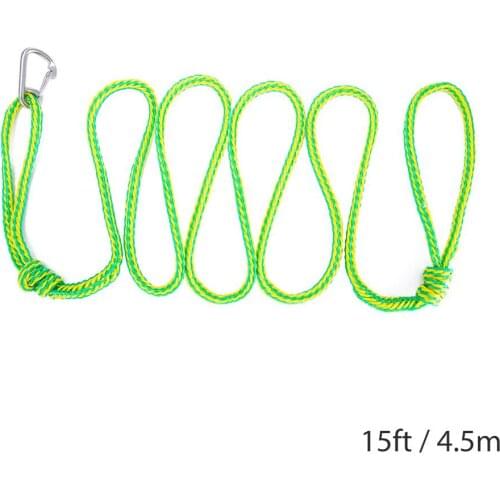 8/15 FT Yacht Dock Rope Heavy Duty Braided Line Marine Rope For Watercraft Boat Kayaking Bungee Dock Anchor For Boat Kayaking Ya