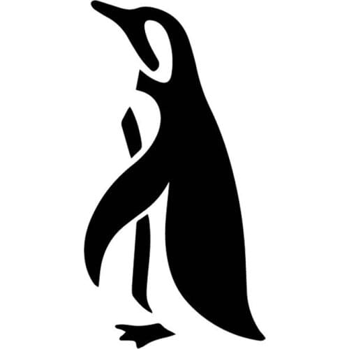 8.5CM*16.3CM Lovely Penguin Cartoon Car Stickers Decor Body Of Car Vinyl Decal
