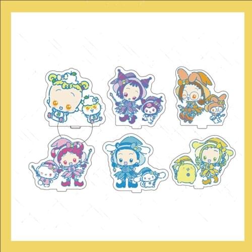 Anime Magical DoReMi Cartoon Scene Acrylic Small Stand Figure Model Plate Desktop Toy Cosplay Harukaze Doremi Fujiwara Hazuki