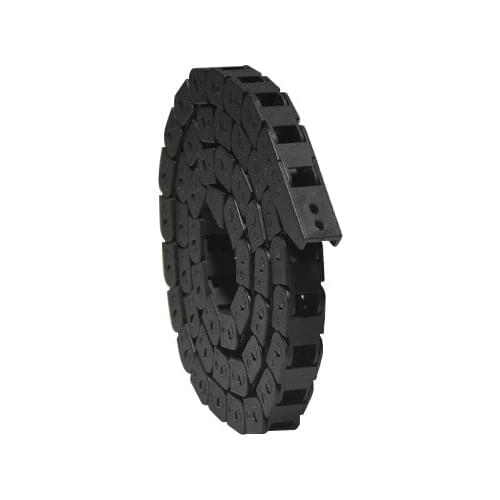 Bridge type can't open plastic 10mmx6mm drag chain with end connectors L 1000mm engraving machine cable for CNC router