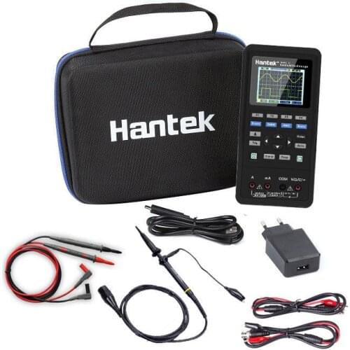 Hantek 3-in-1 Digital Oscilloscope + Waveform Generator + Multimeter USB Multi-Function Test Instrument