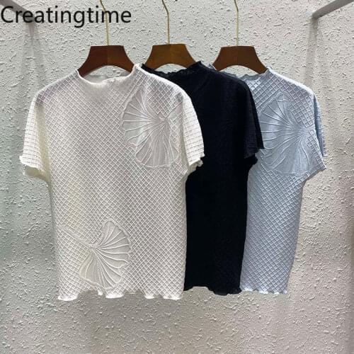 Женские трикотажные футболки CREATINGTIME China At AliExpress