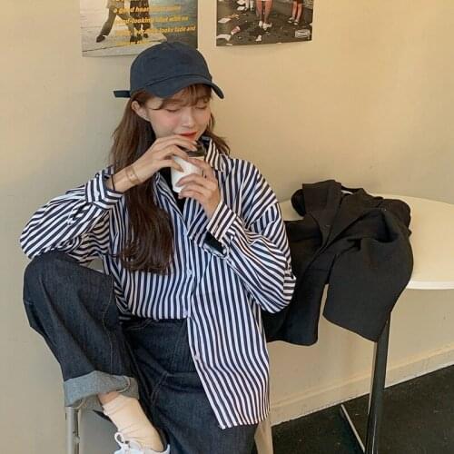 Cheap wholesale 2021 spring summer autumn new fashion casual ladies work women Blouse woman overshirt female OL BAt5492M