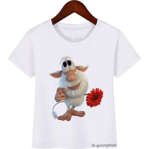 Baby clothes print cartoon pattern t-shirt boys /girls soft white t shirt toddler summer fashion new style tops kids t shirt