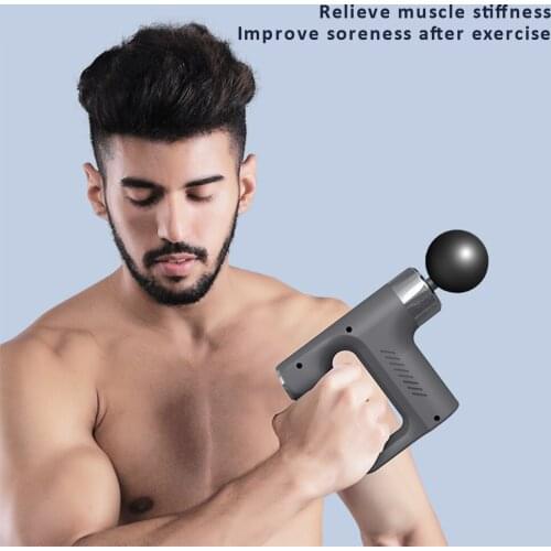 Electric Neck Massager Muscle Relaxation Deep Tissue Massager Smart Hit Fascia Gun Fitness Muscle Pain Relief Relaxation Machine
