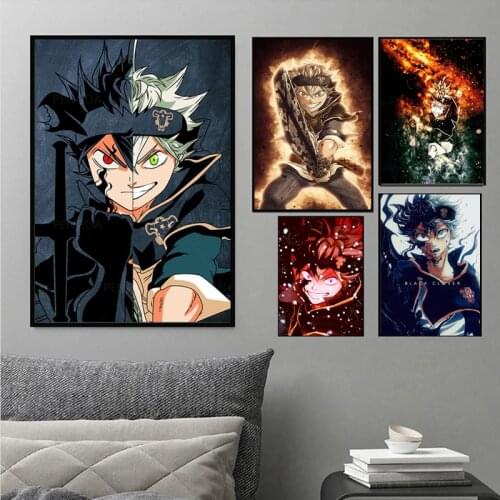 Fighting Anime Style Wall Art Canvas Painting Colorful Picture Print Character Poster for Living Bedroom Home Decoration Artwork