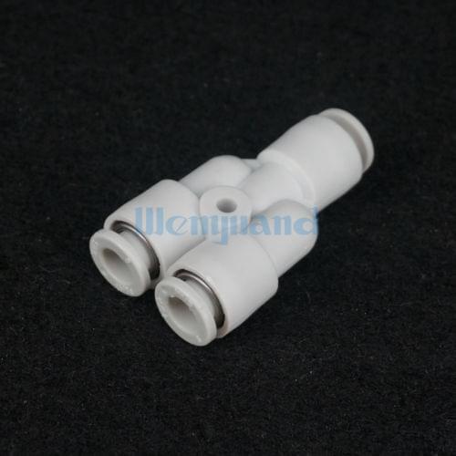 KQ2U06-00 Union "Y" Fitting 6mm x 6mm Push In One-Touch Fitting KQ2U0600