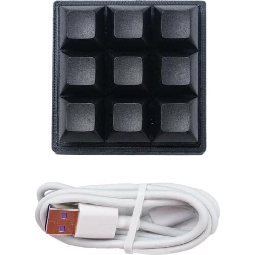 9-key Programming Self Setting Defination OSU! Keyboard RGB For Gaming Type Backlight Keypad Macro With Connector C Key Sho