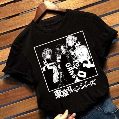 Harajuku Summer Short-sleeve Male T-shirt Unisex oversized t shirt best seller anime shirt Hot Anime Tokyo Revengers T Shirt