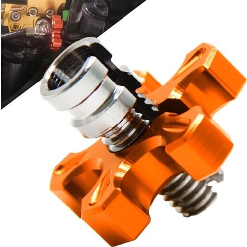 Motorcycle CNC Aluminum M8/M10 Clutch Cable Wire Adjuster For 1090 Adventure/R RC 125 200 390 690 790 SMC 990 SMR/SMT
