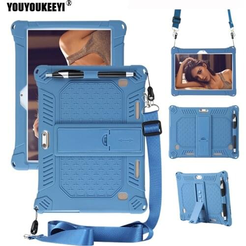 New Silicone Case For Teclast M30pro 10.1 Tablet pc Kids Safe Shockproof Silicone Cover Tor M30/M20/KX20 Comes with stand