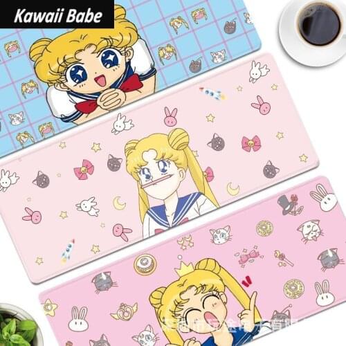 Extra Large Mouse Pad Big Computer Gaming Mousepad Anti-slip Natural Rubber with Locking Edge Gaming Mouse Mat Gamer Mice Mat