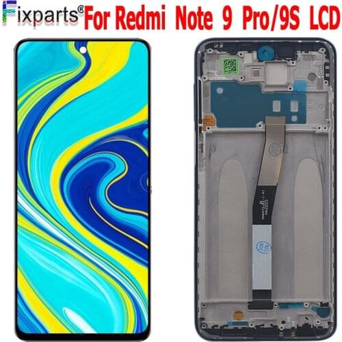 Original For Xiaomi Redmi note 9 Pro LCD Display Touch Screen Digitizer Assembly for Redmi Note 9S lcd display Replacement