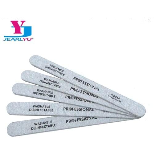 10pcs/lot Nail Files Brush Durable Buffing Grit Sand Fing Nail Art Accessories Professional Grey Sanding Nail Files For Manicure