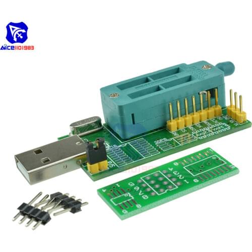 Diymore USB 2.0 to TTL Serial Programmer CH341A Router Support 24 EEPROM Writer 25 SPI Flash BIOS Board Module