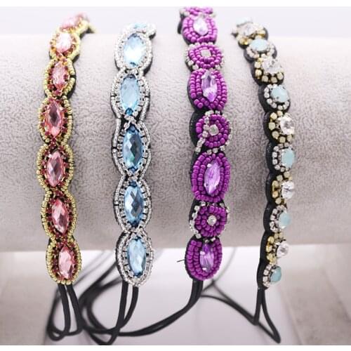 Ethnic Seed Beads Handmade Headband Customized Beaded Hairband For Women & Girls Hair Accessories