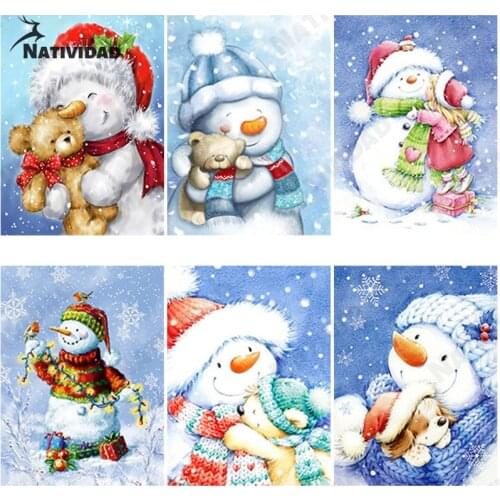 Christmas Custom Diamond Painting 5D Hd Photography Children Handmade Diamond Mosaic Gift Diamond Cross Stitch Wall Decoration