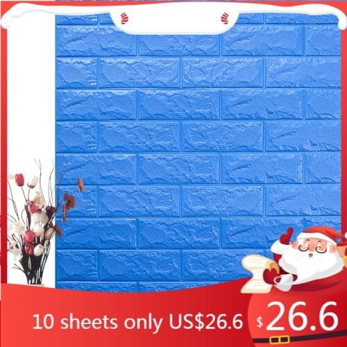 77x70cm 3D wall sticker self-adhesive foam wallpaper waterproof background wall sticker rough wall rental house ceiling sticker