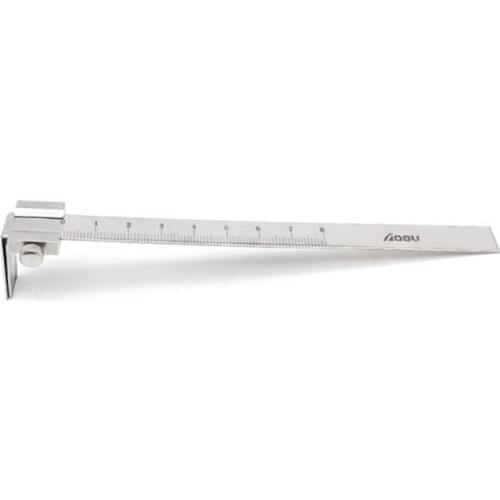 Dental Measure Reluer Vertical Distance Stainless Steel Measuring Caliper Dentist Measurement Tool