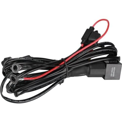 Motorcycles LED Fog Light Wiring Harness Relay Wiring with Resistor for BMW R1200 GS /ADV F800GS Motorcycle Fog Passing Light