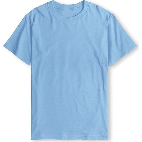 New 2020 2020 solid color T-shirt cotton casual
