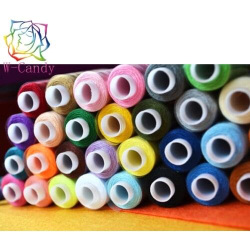30pcs High quality polyester sewing threads colorful thread sewing supplies thread machine embroidery industrial wholesale