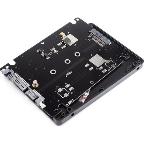 High-quality B key socket2 M.2 NGFF (SATA) SSD to 2.5 SATA Adapter Card Enclosure With 7MM Thickness Case New-PC Friend