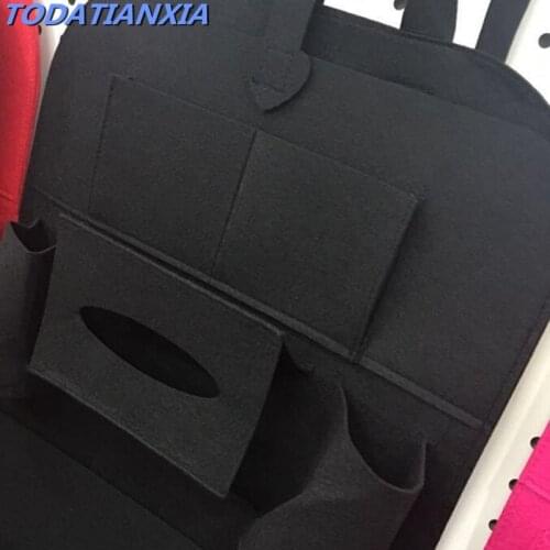 Car Seat Back Protectors Back Storage Bag FOR Lada Priora Kalina Granta Vesta Niva Largus vaz X-Ray samara Accessories