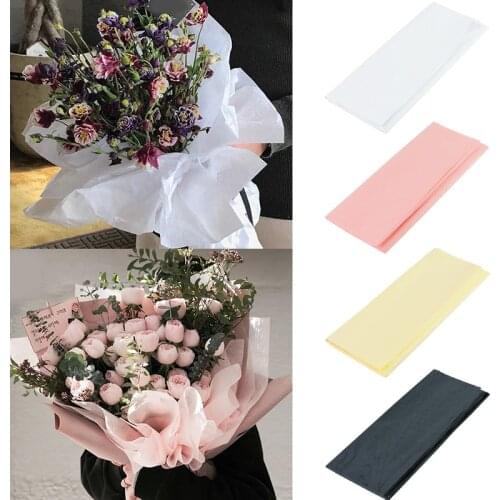 10pcs 60x50cm Flower Wrapping Paper Gift Packaging Craft Tissue Paper Roll Wine Shirt Shoes Clothing Bouquet Wrapping Packing