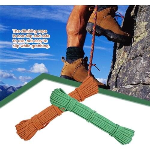 2.5 Meters Dia.6mm Climbing Rope Cores Paracord for Survival Parachute Cord Lanyard Camping Climbing Rope Hiking Clothesline