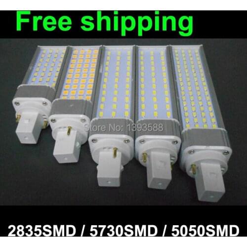 2 pin g24 led pl bulb Lamp 5W 7W 9W 10W 11W 12W 14W SMD5730 5730 2835 downlight light AC85-265V 110V 220V