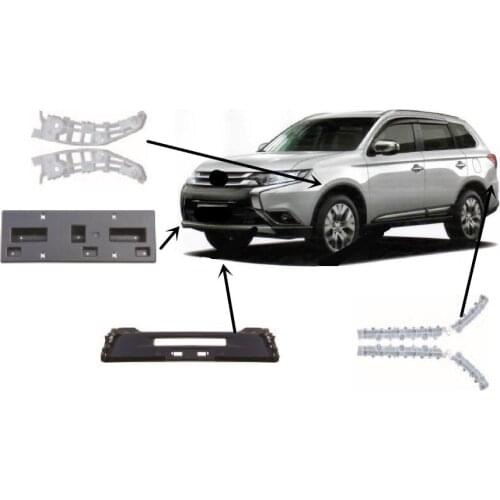 2015-2020 front bumper support for airtrek rear bumper bracket support for outlander front bumper net license holder board