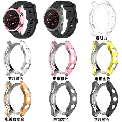 BEHUA Soft Ultra-Thin Soft Tpu Screen Protection Watch Case For Garmin Forerunner 745 clear Protector Cover Shell Frame Bumper