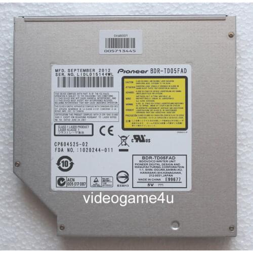 Blu-ray Burner BD-RE Writer Drive Laptop Computer Dual Layer 6X Blu-ray BD-RE Pioneer BDR-TD05 BDR-TD04