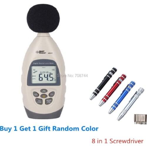 Digital Sound Level Meter AR844 Measuring Range 30~130dB Frequency Range 31.5HZ~8.5KHZ Noise Meter