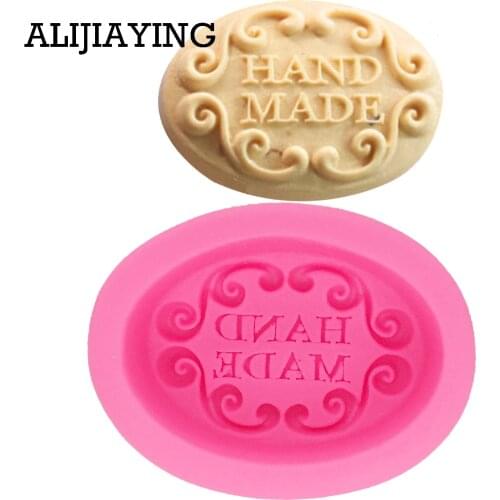 M0278 1Pcs Silicone Cake mold Letter form handmade soap mold silicone chocolate molds Sugarcraft cake tools